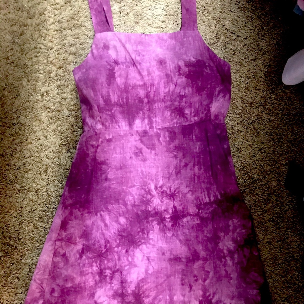 Purple tiedye honey belle mini dress